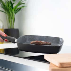 Durastone Grey 24cm Grill Pans