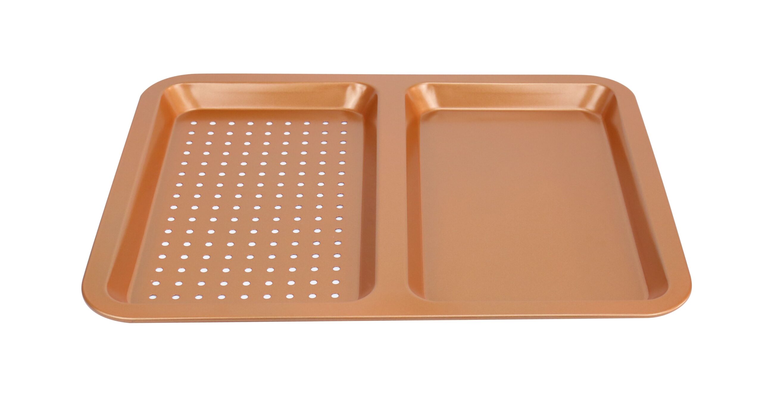 Copper Twin Section Baking Tray